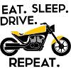 Eat. Sleep. Drive. Repeat 🏍️