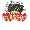 Old I'm a Classic Retro Logo