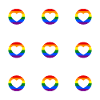Rainbow Heart LGBTQ Pride