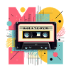 Retro 80s 90s Cassette Gift