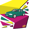 Funky 90's car