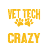 I Can't Fix Crazy Funny Veterinary Pet Care Vet