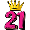 21 Number Krone