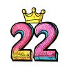22 Number Crown
