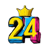 24 Zahl Krone