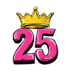 25 Number Crown