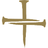 Three Nails Cross AMDG