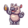 Bière Rhino Pixel
