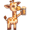 Giraffe Pixel Beer
