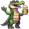 Alligator Pixel Beer