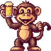 Monkey Pixel Beer