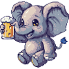 Bière Elephant Pixel