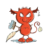 Funny Cleaning Devil Cleaning Cleaner Hygiene