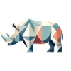 Geometric Rhinoceros – Powerful Elegance