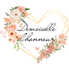 Bridesmaid Gold Heart Floral
