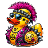 Punk rubber duck