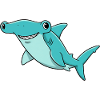 Animal Cartoon Hammerhead Shark