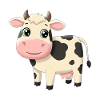 Animal Cartoon Cow