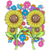 Summer Flowers Flower Ladybug Sunflower