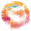 Capybara with sunglasses