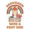 Süßer Fuchs mit Bücher