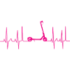 scooter kickboard trotinett cardiogram