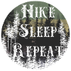 Make Sleep Repeat – Waldsilhouette Rund