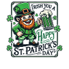 Irish St. Patrick's Day Leprechaun