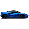 Blue sports car