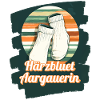 Härzbluetaargauerin Aargauer and white socks