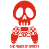 Red Gamer Skull