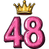 48 Zahl Krone