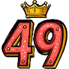 49 Zahl Krone