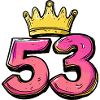 53 Zahl Krone