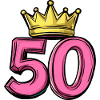 50 Number Crown