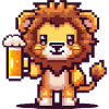 Lion Pixel Beer