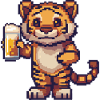 Tiger Pixel Beer