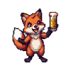 Fuchs Pixel Bier