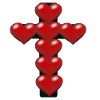 Heart Hearts Cross Crosses Crucifix