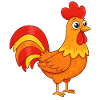 Animal Cartoon Rooster