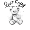 Beruhigender Teddybär Just Enjoy
