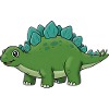 Dino Cartoon Stegosaurus