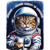 Cat Space Saying Gift