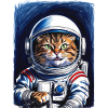 Astronaute Chats Cadeau de l’Espace