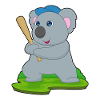 Koala Baseball Baseball Bat