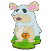 Lapin Halloween fantôme