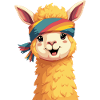 Smiling Alpaca – Cute & Fluffy