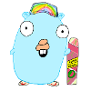 Gopher skateboard