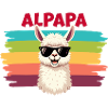 Alpapa – Cool alpaca with sunglasses