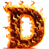 D Letter Fire
